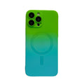Wholesale iphone 17 two-tone magnetic charging phone case with apple 16 lens film liquid silicone protective cover and magnetic attachment