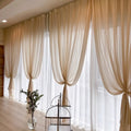 Diamond yarn milk tea light coffee all-in-one yarn curtain gauze classy sense yarn curtain translucent semi-transparent shaoxing keqiao curtain