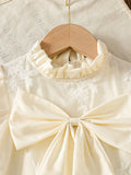 summer cross-border e-commerce 3d mesh wave patchwork a-line princess dress
