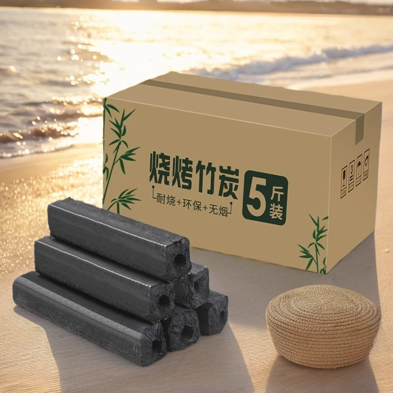 For home outdoor smokeless bamboo charcoal high temperature bbq firepower charcoal tea stove stove camping style bbq carbon flammable tool