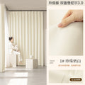 Free-form, fully blackout chenille double-sided curtains in matching colors for bedroom and living room, hook-style, french-inspired, light luxury, cream aesthetic