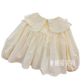 Girlpreppy style new arrival doll collar shirt spring & fall style fashionstereo flower style forest all year roundtops trendy