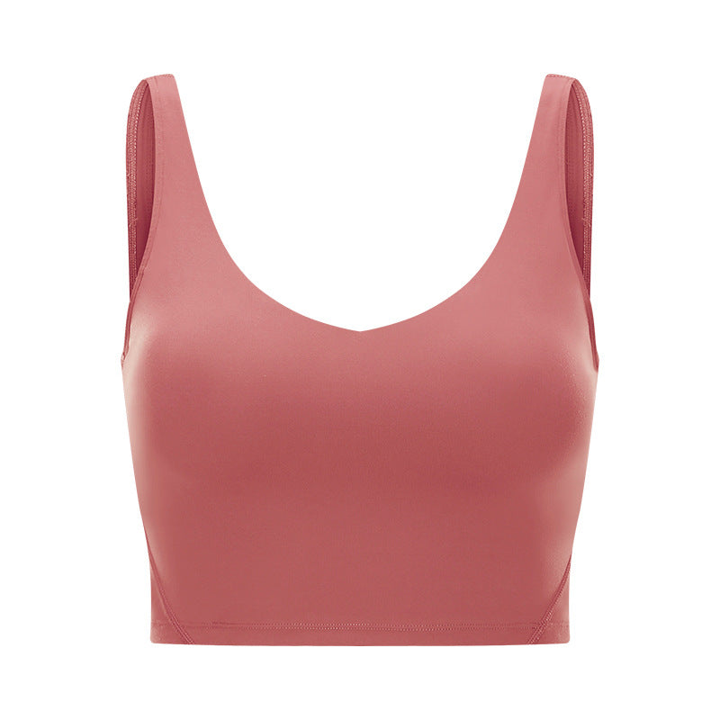 new arrival beautiful back push-up sports intimates women's running high-intensity yoga bra sports vest s2054