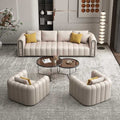 Nordic business lounge sofa and coffee table set - ideal for hotel lobbies, clubs, and reception areas - straight-row negotiation sofa table and chairs