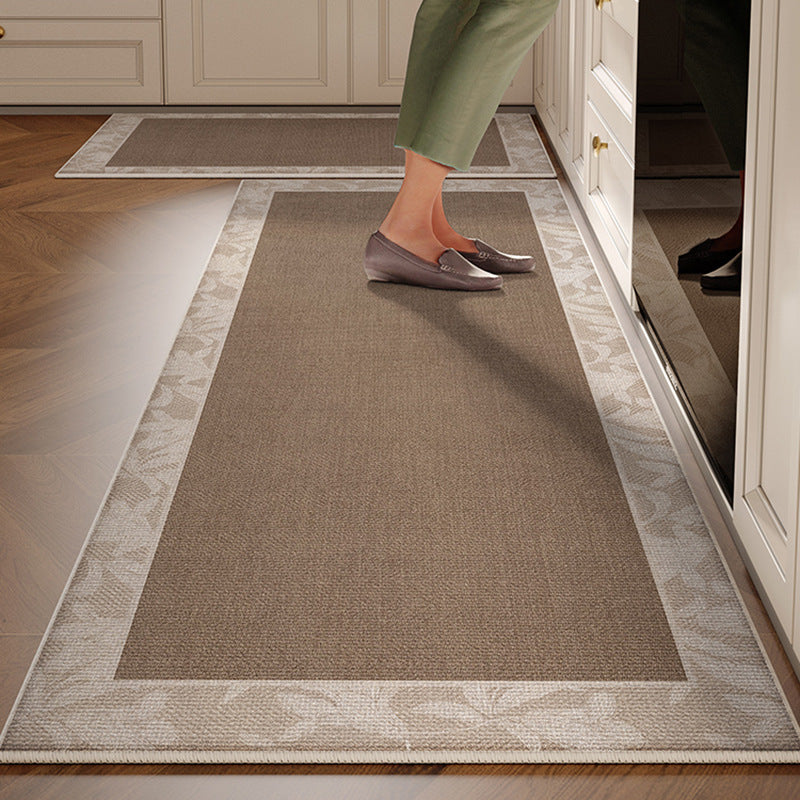 Kitchen floor mat non-slip oil-proof waterproof wipeable no-wash stain-resistant  new special carpet no-wash foot mat