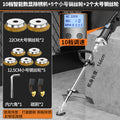 Electric rust remover polishing machine round steel pipe marble color steel tile cement floor wire brush handheld floor grinder