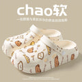 2025new arrival high heels summer clogs for women outwearthick solecute student popular home fashion toe cap sandals