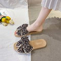 Women's summer fashion slippers - fairy style, trendy indoor/outdoor home slippers with tassels and bows, anti-slip beach sandals