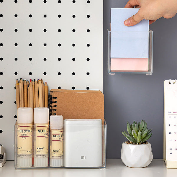Student Desk Wall-mounted Stationery Storage Box Desktop Ballpoint Pen Convenient Sign Classification Storage Box Sundries Shelf