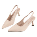 Pointed-toe export high heel sandals women's  new cross-border thin heel plus size fashion baotou back hollow sandals wholesale