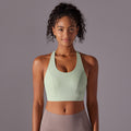New arrivalsexy back sports intimates high-strength fixed cup yoga bra seamless back buckle bubble wrap fitness vest
