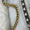 2024 new arrival small fragrant style rhombus cloud bag chain bag genuine leather flap bag large capacity women's bag one-shoulder crossbody bag