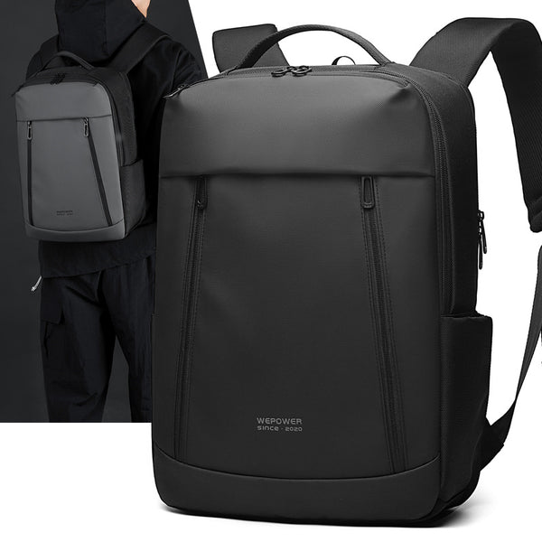 WEPOWER New Business Backpack Men's Computer Backpack Large Capacity Casual High School Student Backpack