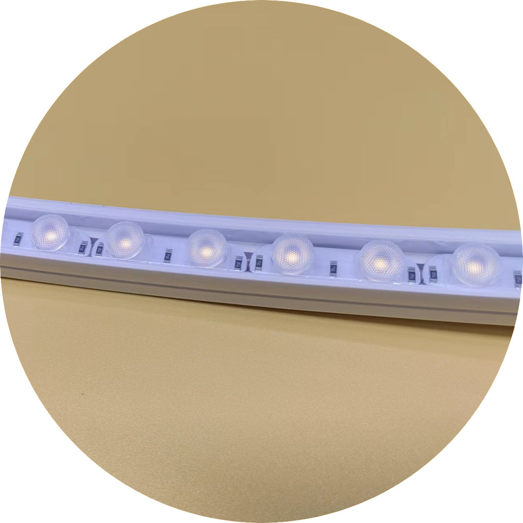 16 * 16 flexible wall washer with lens led lens light strip 24v outdoor silicone soft light strip 30 degree light strip