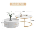 A slate coffee table living room for homecasual modern small apartment cream style accessible luxury round coffee table table combination