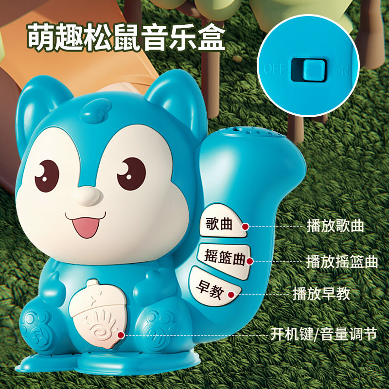 Cross-border newborn crib bell 3-12 months boy and girl baby toy music rotating puzzle rattle bedside bell