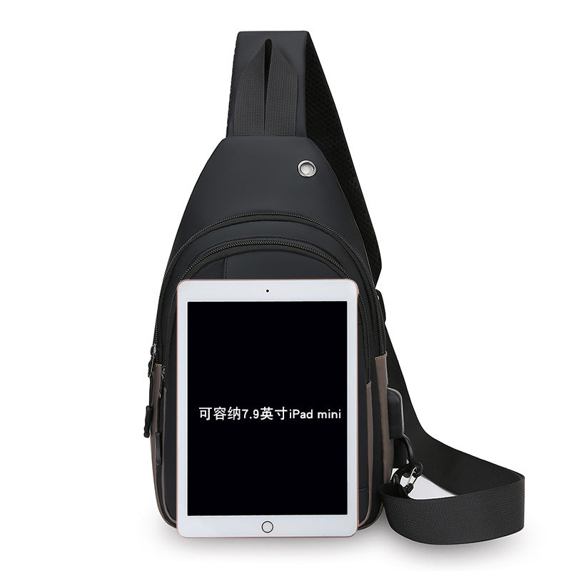 Crossbody bag women's trend fashion fanny pack sports multi-functional breast bag new shoulder student campus small backpack women