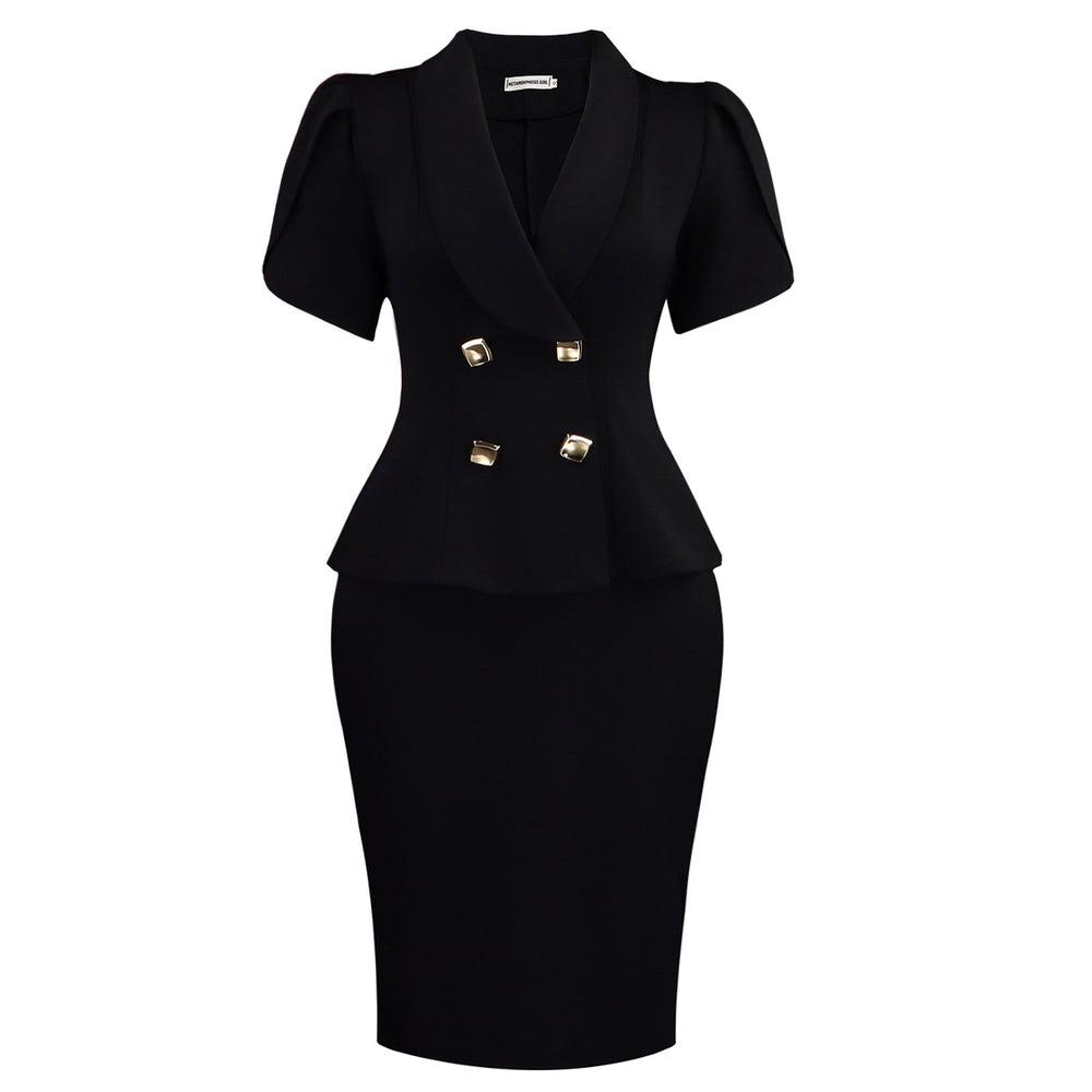 D625 european and american  cross-border  summer new arrival elegant plus size women's lapel african fashion suit