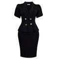 D625 european and american  cross-border  summer new arrival elegant plus size women's lapel african fashion suit