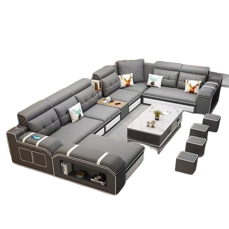 Modern minimalist cat-scratch resistant tech fabric sofa - removable & washable - living room modular furniture for all sizes