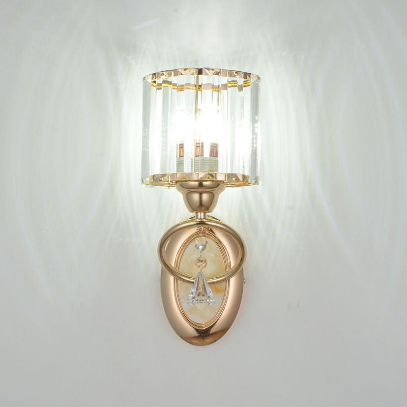 New arrival modern high-end glare bar aisle corridor living room bedroom bedside room double-headed crystal light luxury wall lamp