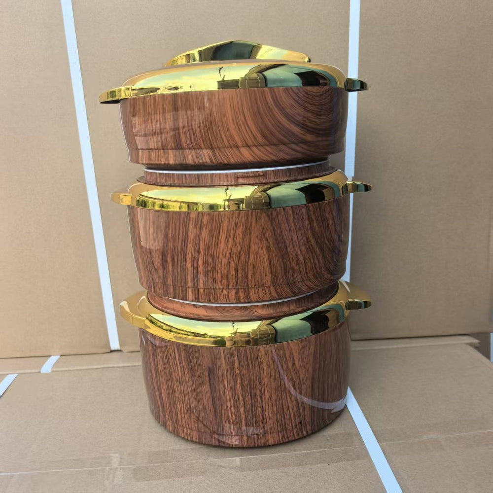 Factory price cartons full box export 3pcs insulation box 1.5l-2.0l-2.5l hot selling food warmer