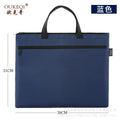 A4 oxford cloth document bag - canvas briefcase for men, student portfolio, conference bag, business document bag - custom logo available