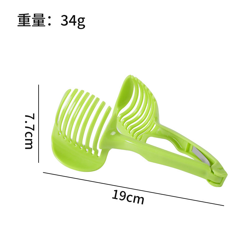 Lemon tomato slicer multifunctional fruit divider with handle - tomato slicing tool for home use - lemon slicer