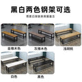 Long bench shoe changing bench for home bench dressing room bathroom dining table fitness clothing store stadium rest bench