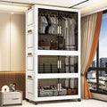 Installation-free children's wardrobe, baby snacks and sundries, foldable storage cabinet, baby wardrobe, for home storage cabinet