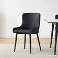 Dining chairexportaccessible luxuryscandinavianclassy back chair diagonal grids pattern for home comfortable long sitting dining chair