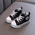 Kids' canvas shoes -  spring/autumn new collection: boys' casual shoes, korean style girls' mid-top canvas sneakers, toddler skate shoes