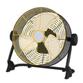 Multifunctional rechargeable fan industrial for home high wind power battery outdoor portable 12inch floor fan cross-border