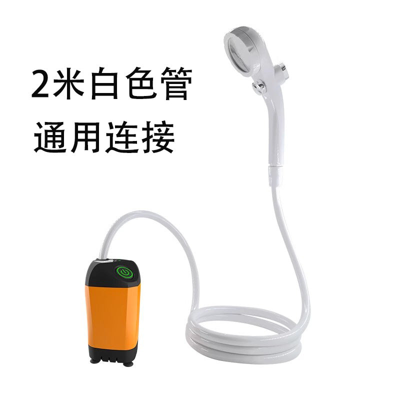 Outdoor dormitory bathing artifact household rental rural electric portable simple self-priming shower universal tube