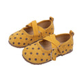 Vancahao girls' leather shoes -  autumn new collection: children's country style polka dot soft sole princess shoes, baby flats