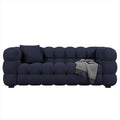 Nordic light luxury teddy lamb velvet sofa, modern minimalist cream style latex italian minimalist chaise lounge sofa