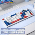 Viewsonic 98-key mechanical-feel keyboard and mouse combo with screen display - wired, for laptops, gaming, and office use