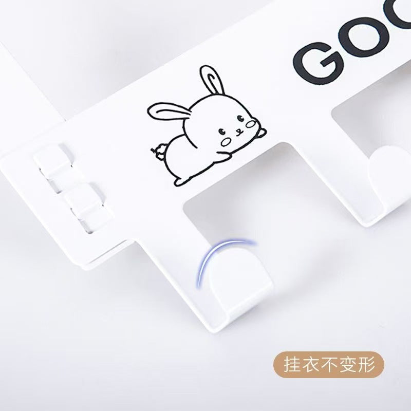 Silent door rear hook Door back hanger No punching Load-bearing door rear shelf Door storage rack Coat hook
