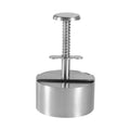 New round meat press - 304 stainless steel burger press - press-down meat mold - patty maker - kitchen tool