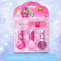 Sanrio frozen nail art stickers makeup toys - eco-friendly, harmless, quick-drying, peel-off kids' nail polish set