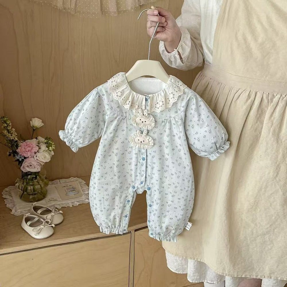 Spring autum clothes sweet baby onesie cute baby girl romper romper outwear spring and summer clothes outing romper