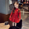 Girls'  chanel-inspired knit fall/winter dress - new stylish baby & kids princess sweater dress, chanel style