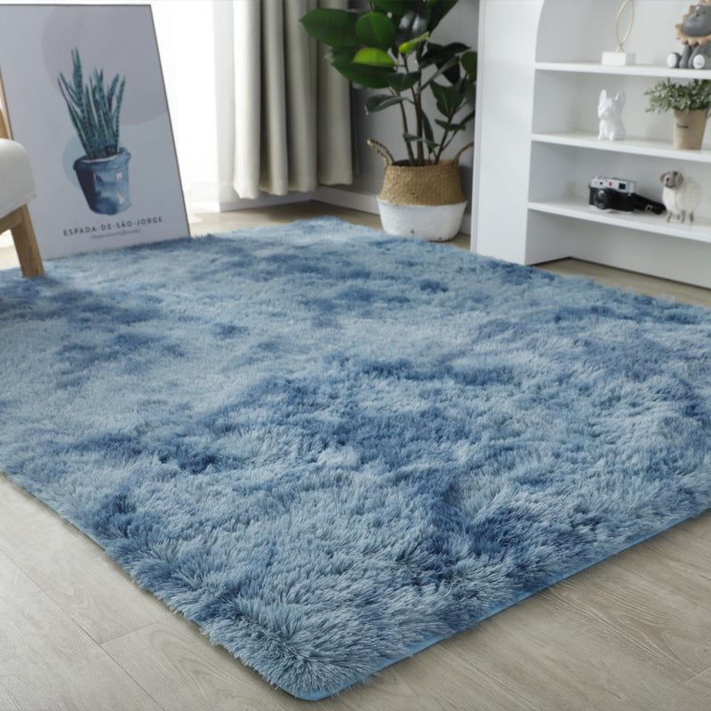 exclusive for home tie-dye carpet bedroom long stuffed carpet modern casual carpet floor mat modern scandinavian
