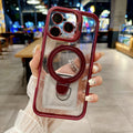 Lens cover holder suitable for apple 17promax mobile phone case magnetic holder iphone16 transparent u1 protective cover