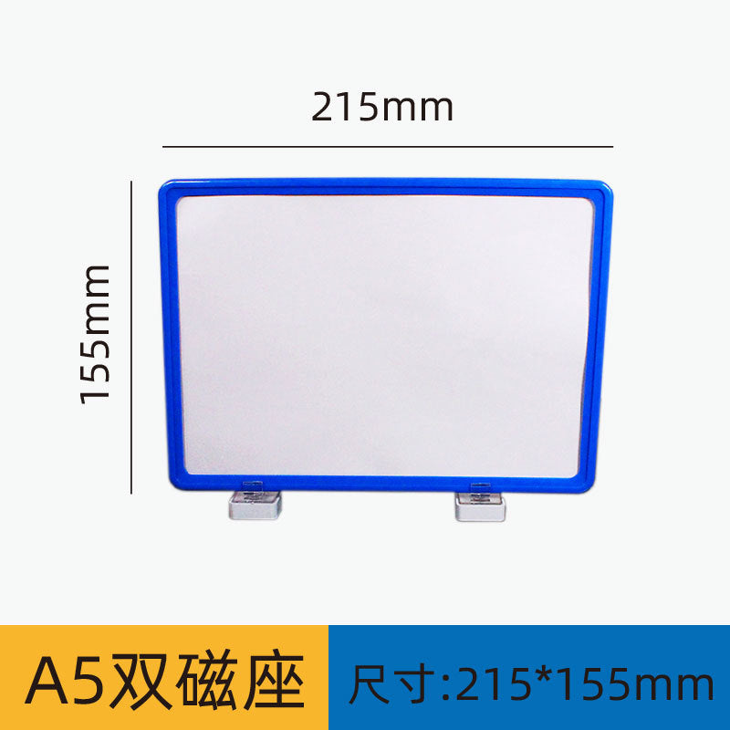 Warehouse shelf identification plate, shelf classification plate, strong magnetic sign, storage material material card A4 sign