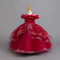 New in stock: girls' princess dress, bubble wedding dress, formal gown, piano recital dress - kids dress