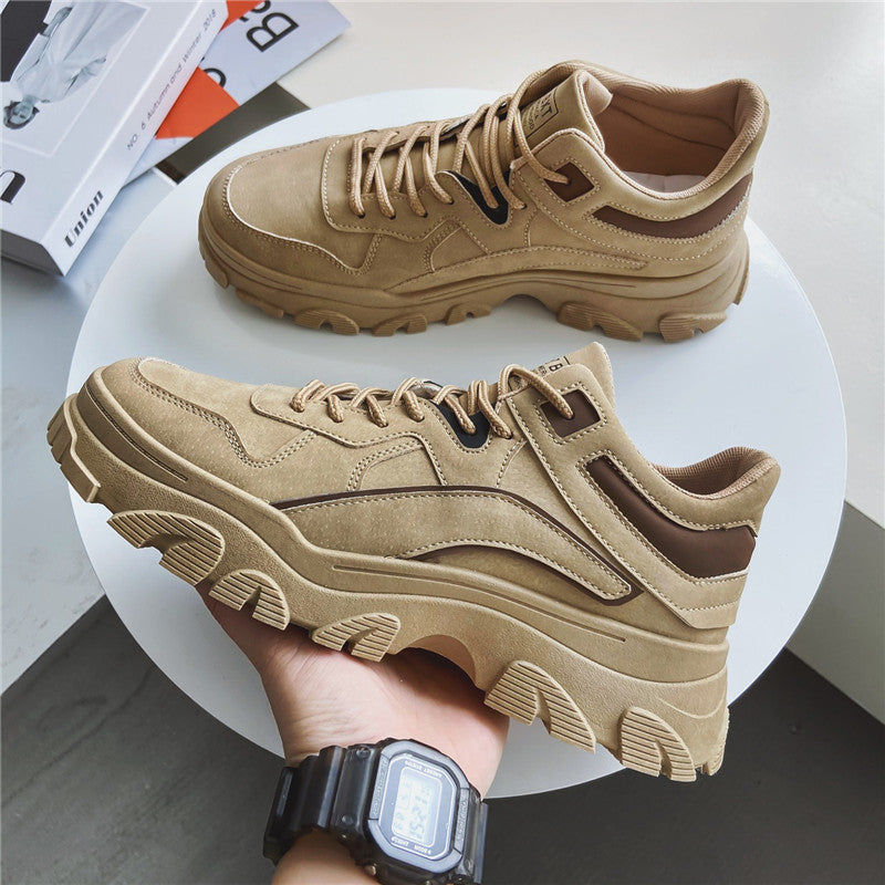 Men's 2025 spring new arrival: work safety shoes - waterproof, slip-resistant, wear-resistant, athletic, casual, workwear, and trendy martin boots for construction sites