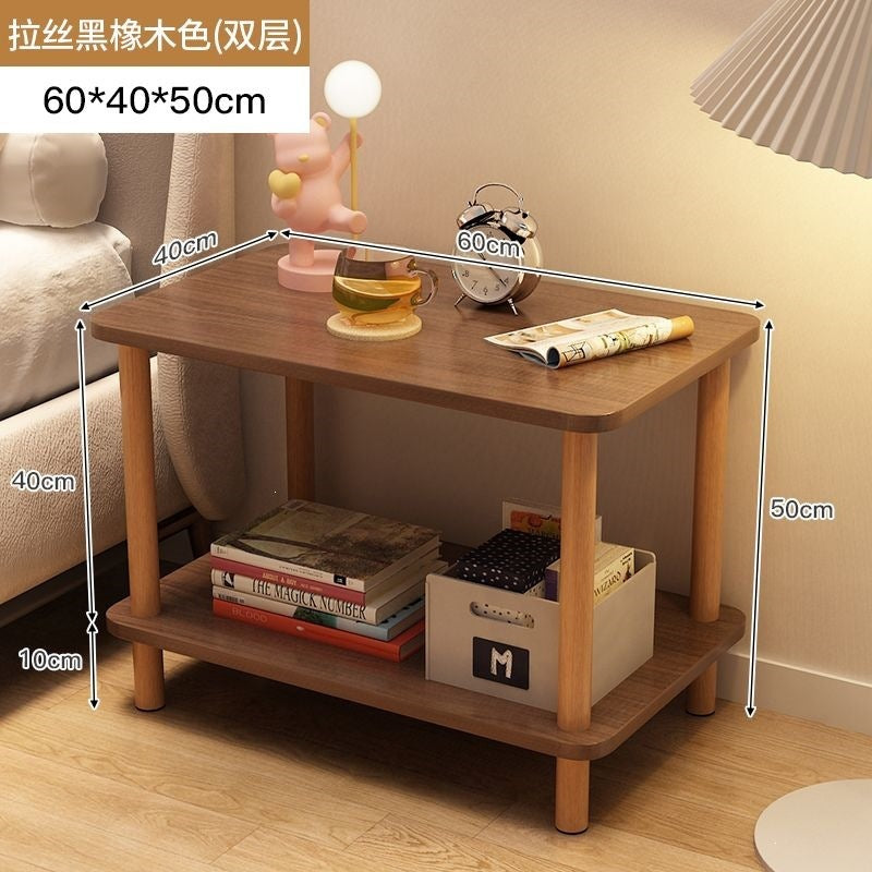 Bedside table bedside small table casual rental house small square table sofa side table bedroom simple for home storage rack