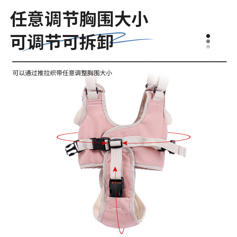 Toddler harness leash - safe walking aid for babies & kids: anti-fall, breathable, adjustable, and no-pinch design