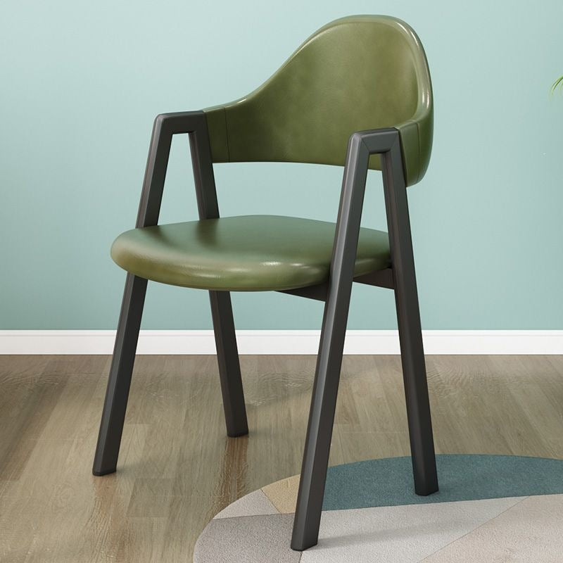 Dining chair home casual modern scandinavian chair bedroom study desk chair casual stool backrest commercial dining table chair